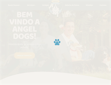 Tablet Screenshot of angeldogs.com.br